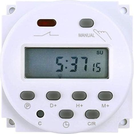 Elektronischer Timer Dc12v 16a 17 Programme Programmierbarer Lcd-bildschirm -