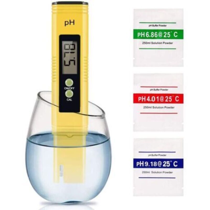Elektronisches Ph-messgerät, Hochpräziser Und Hochwertiger Mini-ph-stift Mit Lcd-display, Genaue Messwerte, Geeignet Für Aquarien Und Schwimmbäder.