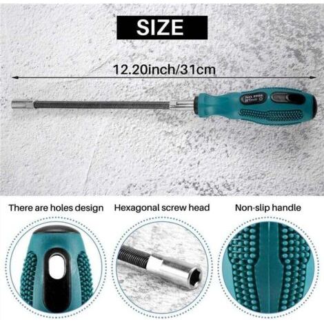Flexibler 7-mm-steckschlüssel-schraubendreher, Xu, Sechskant-flex-handsteckschlüssel-handwerkzeug, Hochwertiges Produkt, Langlebig Und Zuverlässig, Ausgewählte Materialien, Entspricht Den Standards