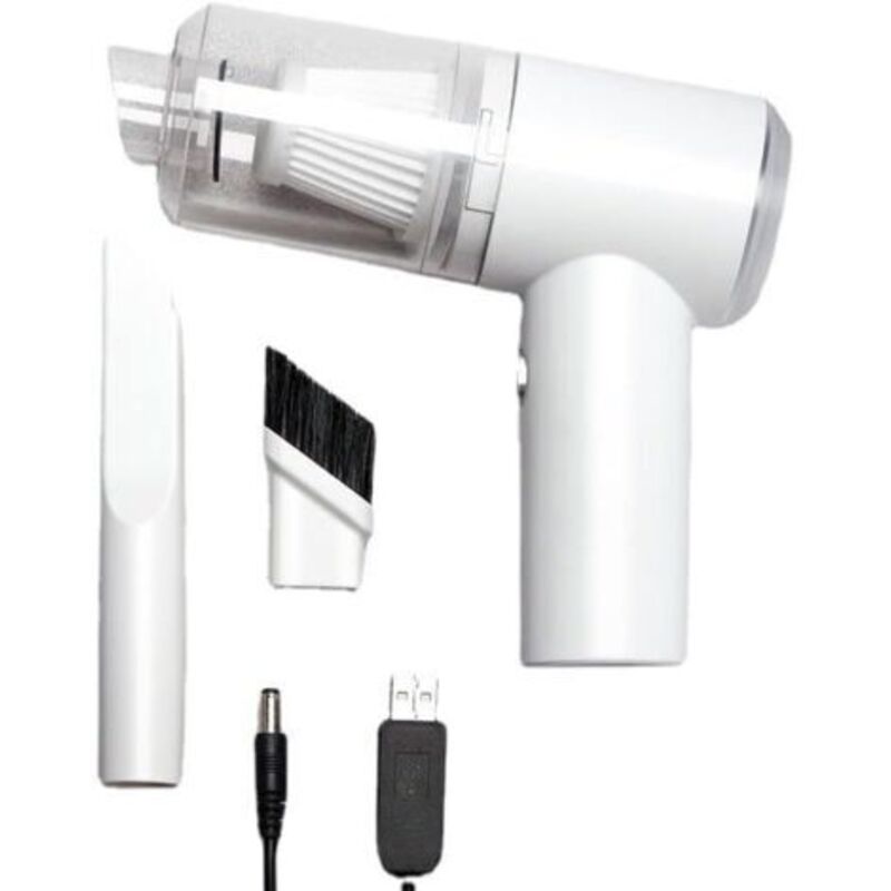 Pr Mini Kabelloser Wiederaufladbarer Auto-staubsauger, 120 W, 6000 Pa, Handstaubsauger Mit Led-licht Für Auto, Haustier, Tastatur, Computer, Schreibtisch