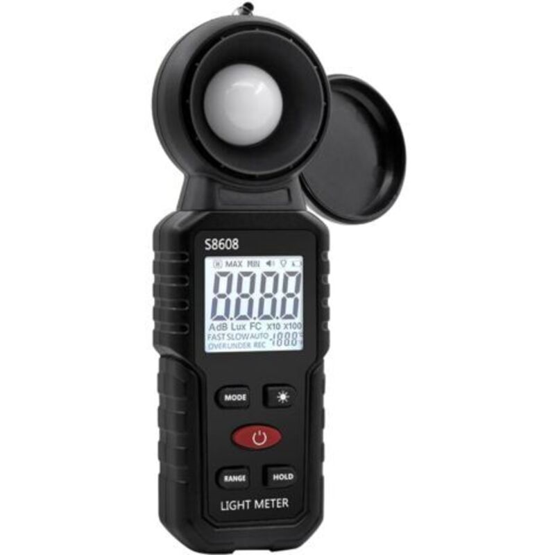 Pr Digital Luxmeter Numérique, Mesure Des Lumières Mit 0,1-200.000 Lux, Posemètre Numérique Portable Ambiante Portée Jusqu'à 200.000 Lux For Lumière Led, Plantes
