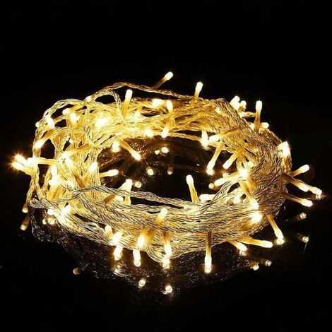 Guirlande Lumineuse Extérieur, Guirlande Noël Etanche Ip65, 8 Beleuchtungsmodi (10m 100 Led) Innen- Und Außendekoration Für Noël Sapin Chambre Jardin Fêtes Mariage-sans Prise-