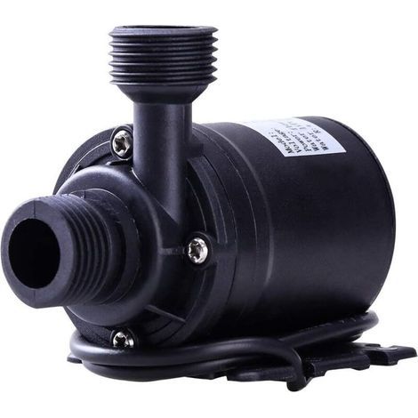 Memkey – Pumpe À Eau Submersible 12v 800l/h – Lifting 5m – Moteur Sans Balai – Installation Étanche Pour Fontaines Et Piscines