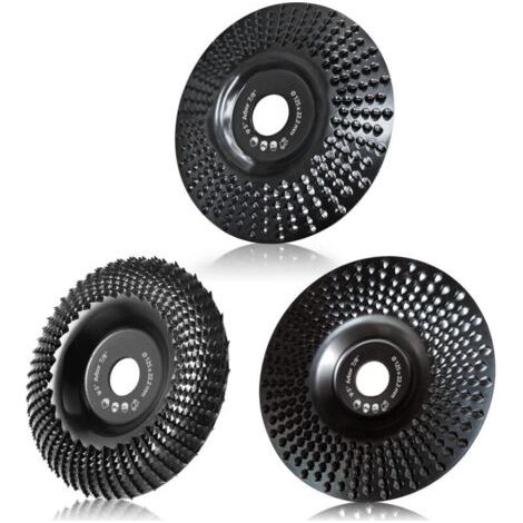 Holzschleifscheibe 125 Mm, 3 Stück Schleifscheiben Zum Formen, Schleifen Und Schneiden. Räder Für Winkelschleifer,