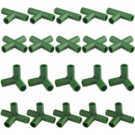 20 Stück Garten-rahmenverbinder, Robuste Gewächshaus-pflanzenverbinder, 11 Mm