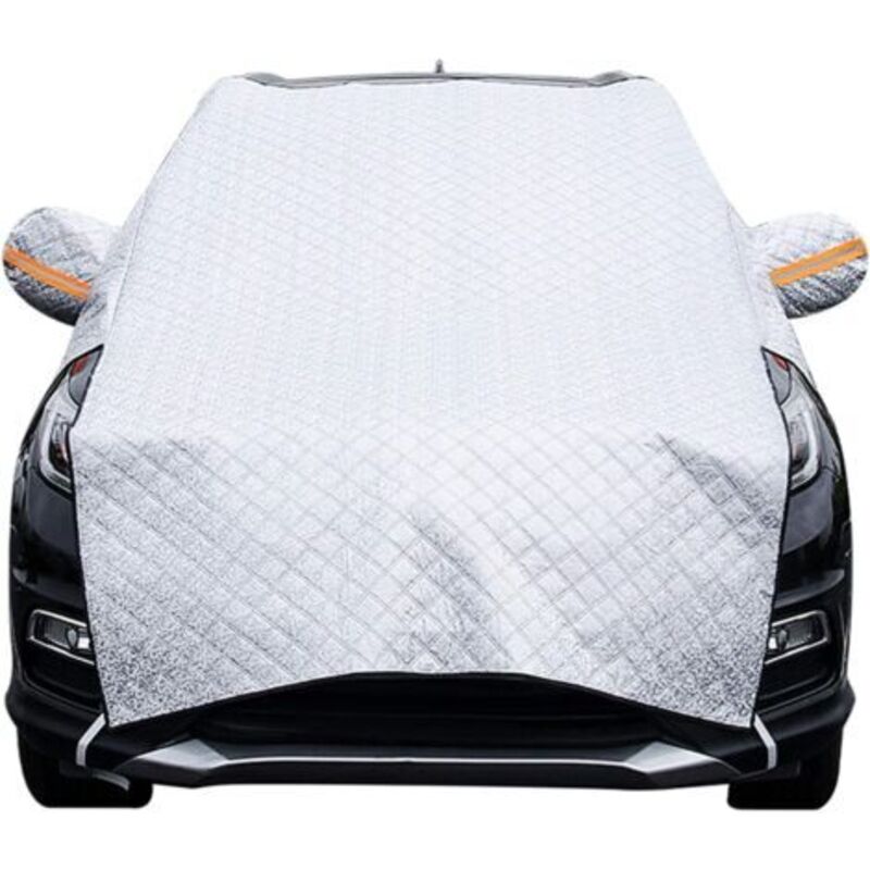 Couverture Pare-brise Voiture – Bâche Magnétique Imperméable Et Anti-uv – Protection Hiver/été – Dimensions Pliables Et Légères