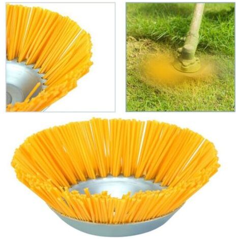 Tête Débroussailleuse Nylon 200 Mm – Épaisseur Des Poils 2 Mm – Max. Geschwindigkeit 6.500 U/min – Kompatible Débroussailleuses Et Tondeuses