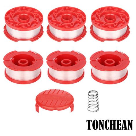 Nylon-trimmerfaden, 0,065-zoll-spule, Nylon-trimmerkopf, Schneidfaden, Cmzst065 Cmzst120sc-spule, 6+1+1-teiliges Set Tonchean