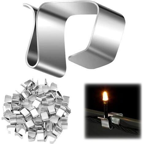50er-pack Dachhaken Für Lichterketten – Dachrinnenhalterung Aus Metall Und Edelstahl – Clips Für Weihnachtsbeleuchtung Im Freien