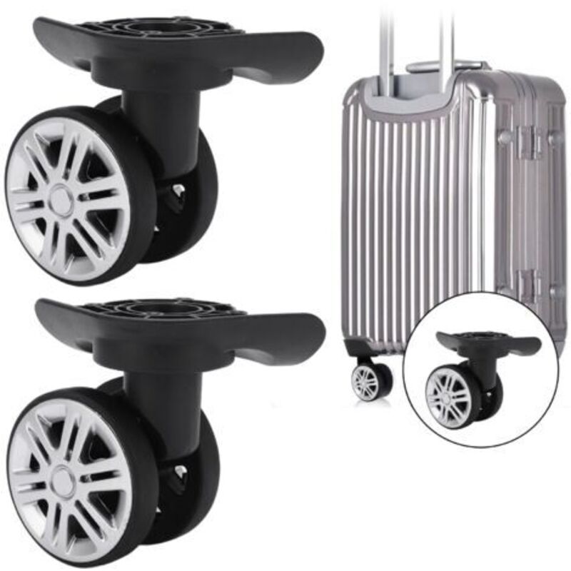 Leise Kofferrolle A19 – Zweireihige Räder – Durchmesser 6 Cm – Pp- Und Pet-materialien – Einfache Montage Mit Schrauben