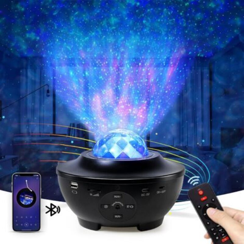 Projecteur Ciel Étoilé De Galaxie Pour Chambre À Coucher, Projecteur D'Étoilés Veilleuse