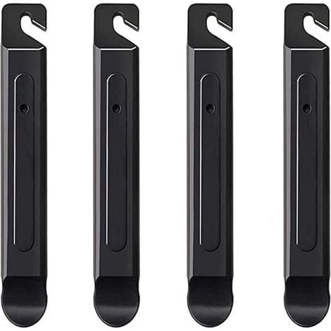 4 Stück Fahrrad-reifenschaft-ersatzwerkzeug, Nylon-reifenschaft Für Fahrrad, Schwarz