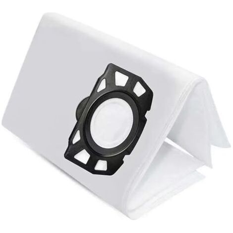 Packung Mit 10 Staubsaugerbeuteln Für Kärcher Wd4, Wd5, Wd6, Mv4, Mv5, Mv6 – Mikrofaser, 5 Liegen, Hochfiltration 99,99 %, Gewebefreie Beutel, Kompatibel Mit Multifunktionssaugern Von Kärcher