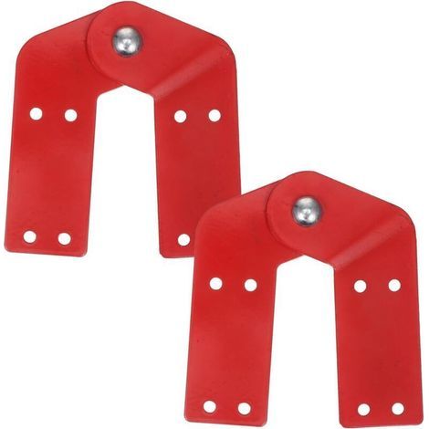 Eckleisten, Eckleisten Mit Chevrons Im Verbund Aus Rotem Aluminium, Angepasst An Die Stufen Mit Einfacher Oder Doppelter Verlängerung Und An Den Stufen Der Chantiers.