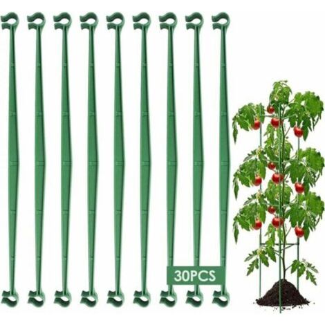 (vert) Lot Von 30 Stützkäfigen Für Tomaten, Stützen Für Pflanzen, Gartenhelfer