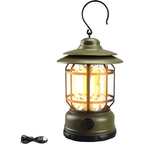Rapanda – Wiederaufladbare Tragbare Led-laterne Mit 200 Lm – Abs-material – 5–8 Stunden Akkulaufzeit – Usb-c-aufladung Für Camping Und Wandern