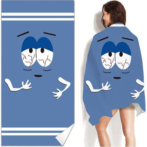 Wendeserviette Aus Mikrofaser, 160 X 80 Cm (große Blaue Farben), Strandserviette Für Schnelles Waschen, Lange Reiseserviette Und Tragbar