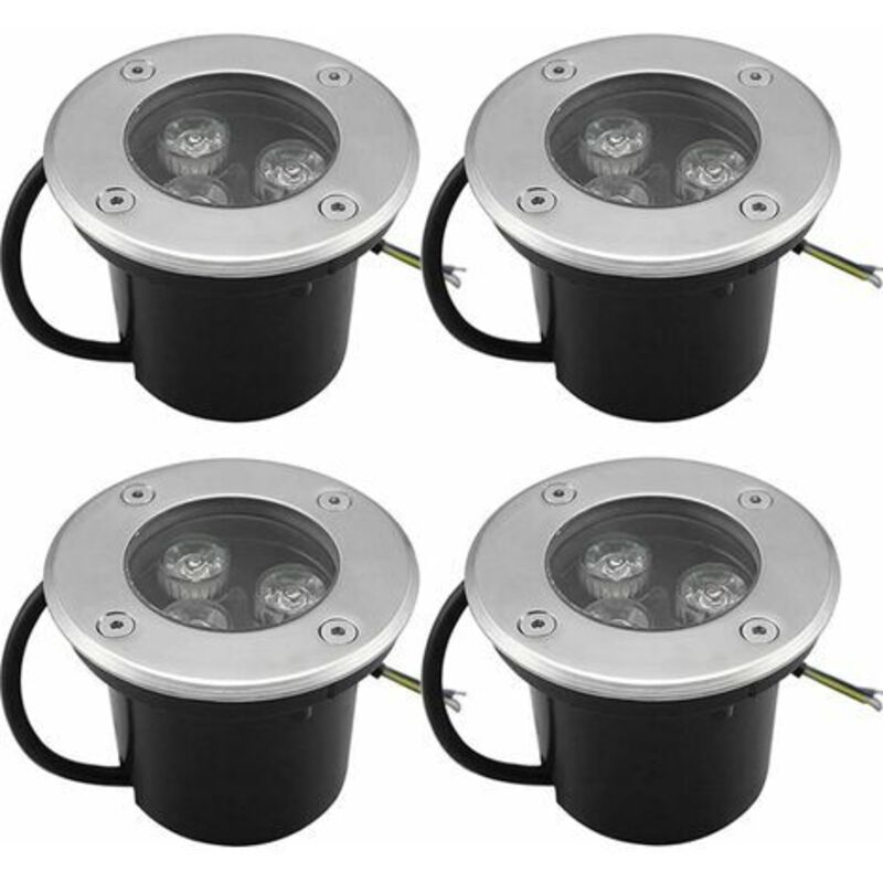 4 Mini Spot Encastrable Led Plafond Spot Encastré Lampe 1w Blanc Chaud 3000k Für Vitrine, Plafond, Küche, Plakat, Diy-dekoration Usw
