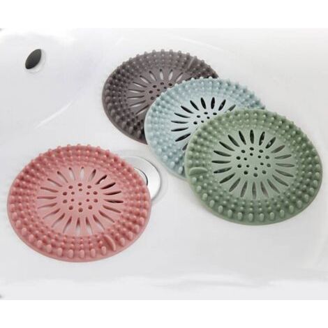 Elastische Duschrinnenabdeckung In Verschiedenen Farben, Geeignet Für Badezimmer, Badewanne, Dusche Und Waschbecken, 4er-set