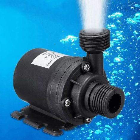 Aiperq – Extrem Leise Tragbare Mini-wasserpumpe – 12 V/24 V Druckerhöhungspumpe – 5 M Durchflussrate – Bürstenloser Motor Für Kühlsysteme