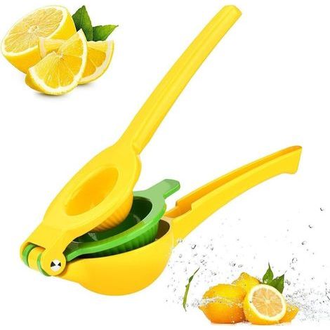 Zitronenpresse – Manuelle Zitronenpresse, 3-in-1-manuelle Zitruspresse/limettenpresse, Einzigartiges Doppelschalen-design, Korrosionsbeständig, Geeignet Für Zitronen, Limetten, Orangen Und Zitrusfrüch
