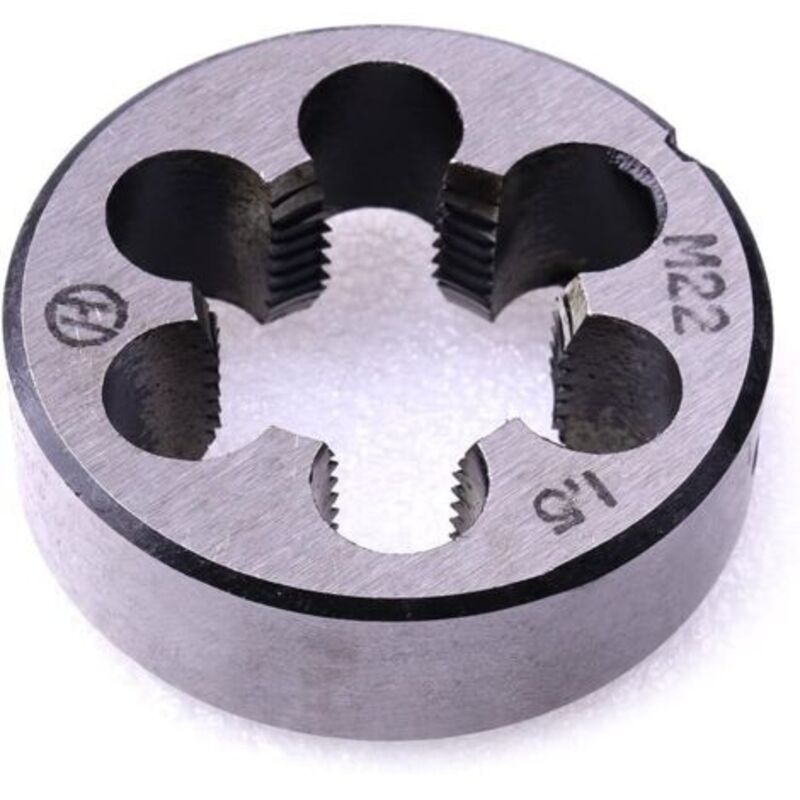 Pr Filières Métriques, M22 X 1,5 Mm Métrique Droite Fil Main Matrize, 1 Stück