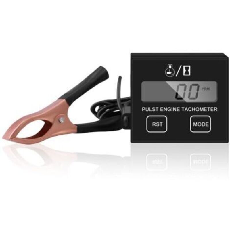 Compte-tours Numérique Étanche Pour Tronçonneuse – Plage De Mesure 100 À 30 000 Tr/min – Affichage Heures De Functionnement – Pour Motors 2/4 Temps