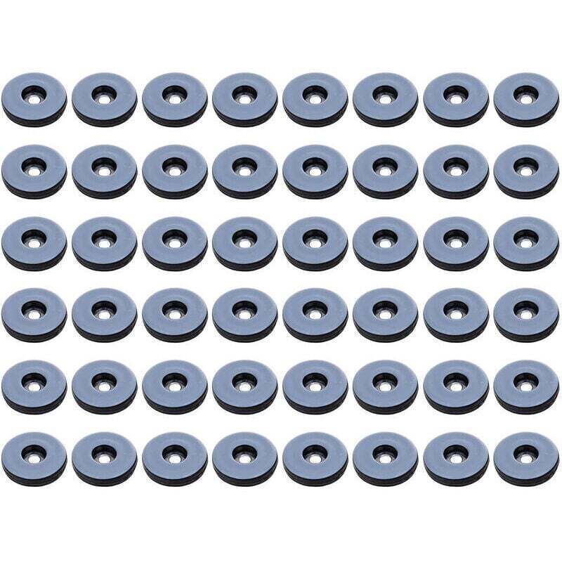 Patins Meubles, Lot Von 48 Patins De Meubles Ronds En Teflon,anti-vibration Patins Glisseurs Pour Meubles,(ronde) - 19 Mm