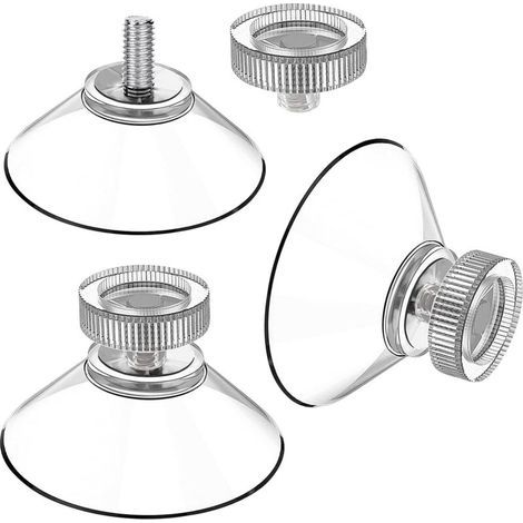 Lot Von 25 Lüftungsschlitzen, Durchmesser 40 Mm, M4 – Transparente Streben Nach Außen Mit Abgeschrägtem Loch