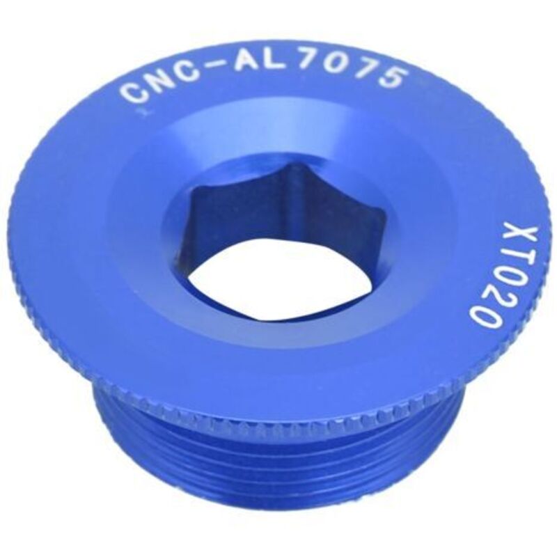Kurbelbank-verschlussschraube Bb Bb-achsen-aluminiumschraube M20x10mm (blau)