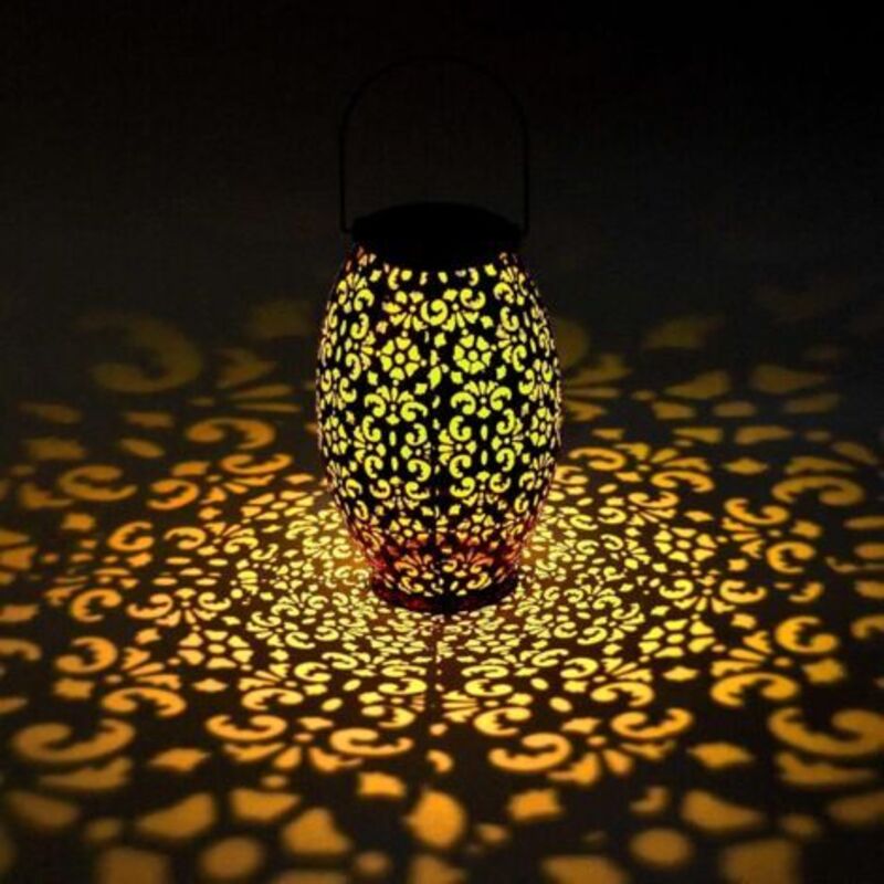 Pr Lanterne Solaire Exterieur, Led-lampe Solaire Exterieur Ip65 Undurchlässige, Dekorative Außenleuchte Für Garten, Terrasse, Patio, Pelouse Couloir Allée Fête Cour Et Chemin