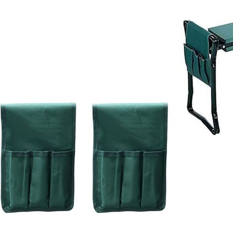 Gardeni 2 Stück Gartenarbeits-arbeitssitze, Werkzeug-seitentasche, Taschen, Beutel Für Gartenbank, Garten-kniehocker