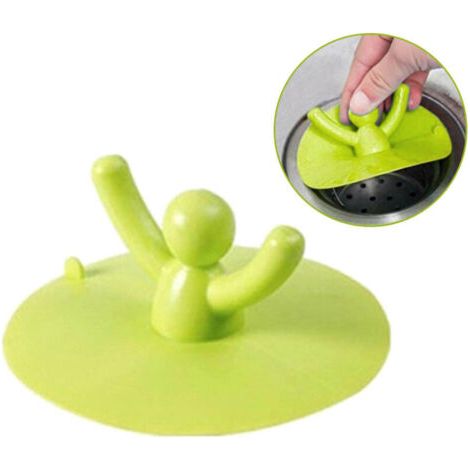 Geruchshemmender Abflussstopfen Für Küche, Bad Und Badewanne (grün), 5er-set