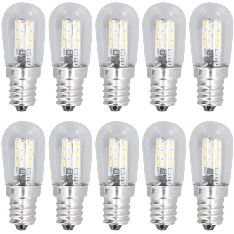 10 Stück Led-ampulle E12 Aus Glas, Kleine Ampulle, 500 Lm, Applikationsampulle Für Schlafzimmer, 220 V