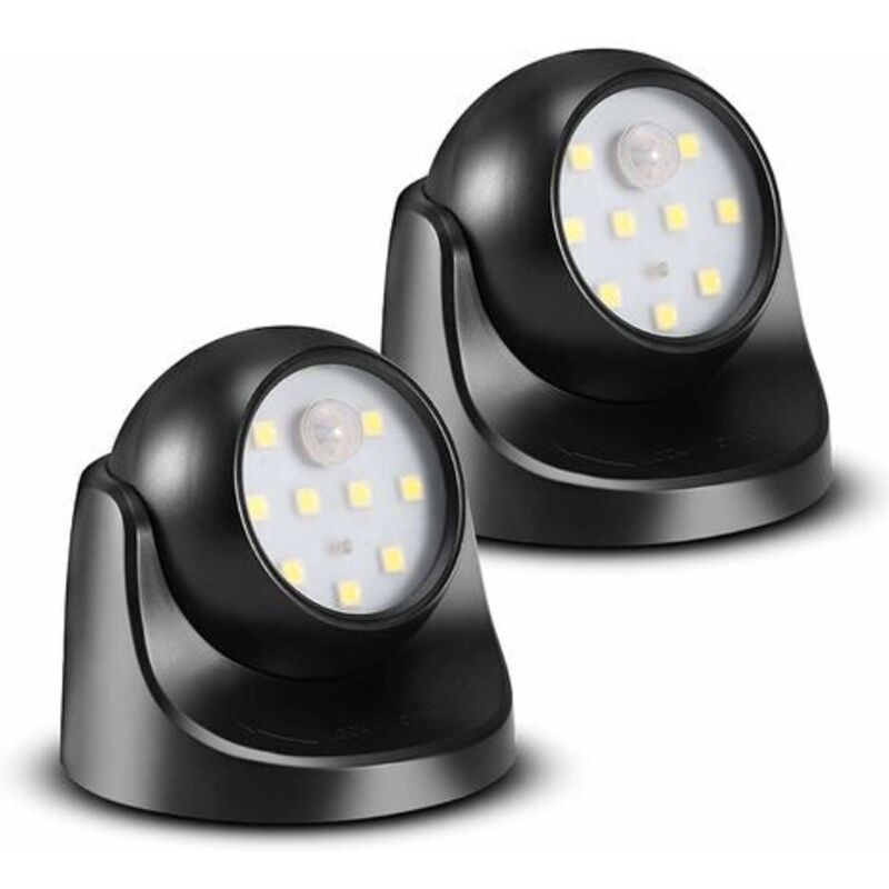Kabelloser Led-projektor Mit Bewegungsmelder – 150 Lumen – Abnehmbare Kugel – 360° Drehbarer Kopf – 120° Erfassungswinkel – Entfernung Bis Zu 3 M