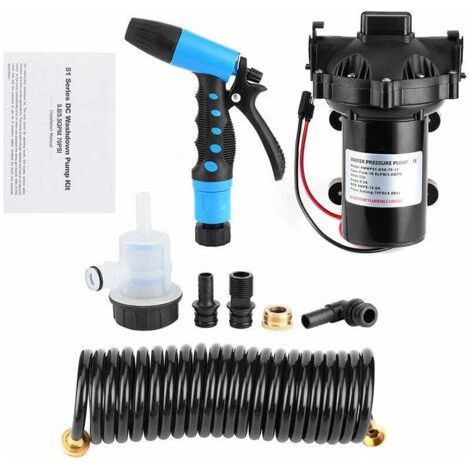 Kit De Pompe De Nettoyage De Pont 12v – Débit 5,0 Gpm – Matériau Santoprène – Pour Eau Douce And Salée – Accessories Inclus