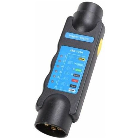 7-poliger Anhängertester – 12-v-diagnosetool Für Lichter Und Verkabelung – Kompatibel Mit Anhängern Und Wohnmobilen – Abs Und Kupfer – Yoyo