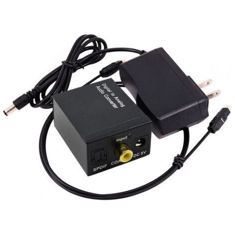 Ahlsen Digital-zu-analog-audio-konverter, Digitaler Optischer Koaxial-koaxial-toslink-zu-analog-rca-l/r-audio-konverter, Verstärker-adapter