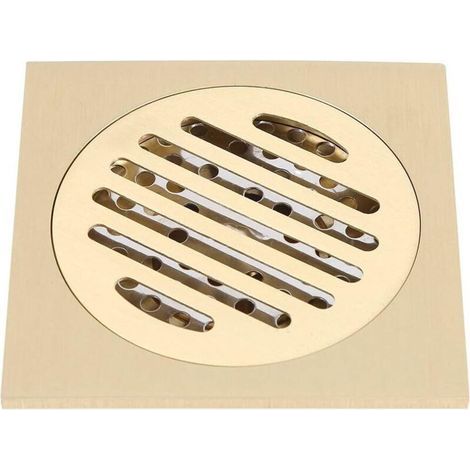 Duschsiphon, Messing-bodenablauf, Bodenablauf, Bodeneinsatz Mit Herausnehmbarem Abtropfgestell Für Badezimmer, Küche, Garage, Keller.