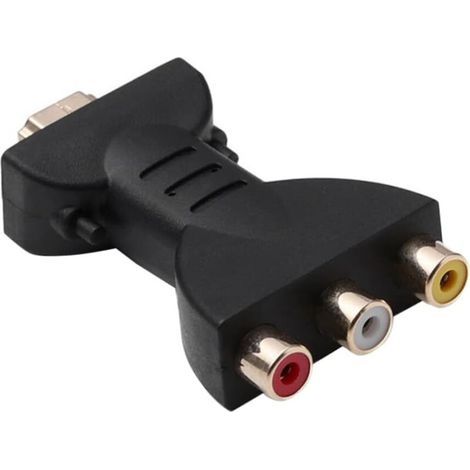 Hdmi-adapter Auf 3rca, Rot-weißer Hdmi-video-adapter Auf Av, Rot-weißer Audio-konverter, Tragbar