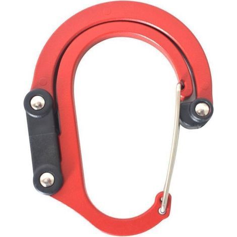 Roter D-förmiger Drehbarer Karabiner