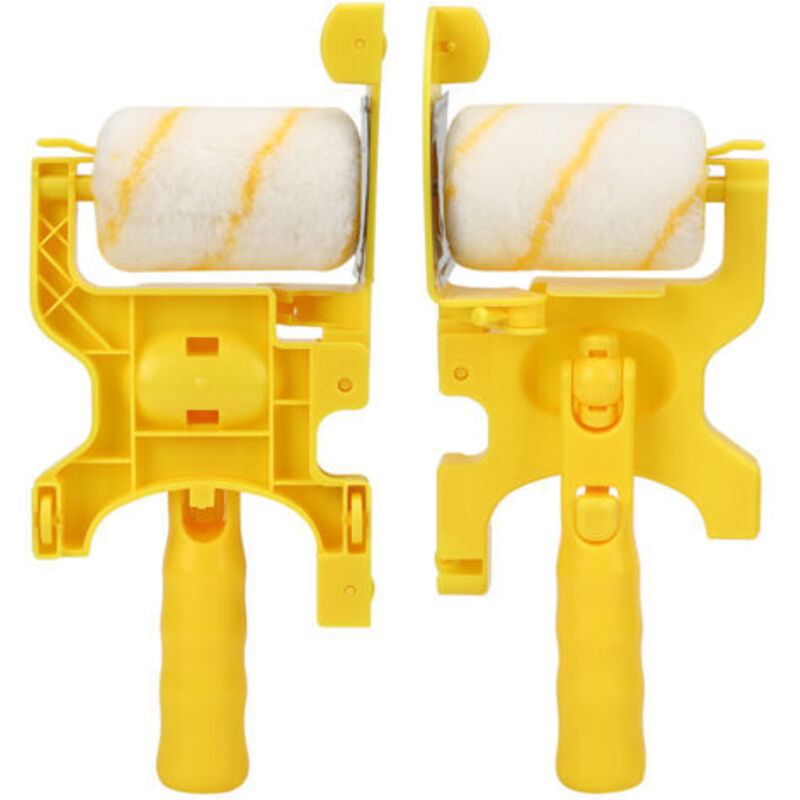 Farbroller 30 X 12 Cm – Komplettset Mit 2 Walzen Und Pinsel – Für Präzises Streichen Und Farbtrennen – Robuster Kunststoff