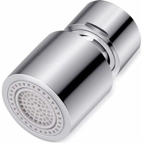 Ulisem Erweiterter Wasserhahnbelüfter, 360° Drehbarer Belüfter, Wasserhahnfilter Mit 2 Sprühmodi, Anti-spritz-entkalkungszubehör Für Badezimmer-küchenspüle, Sparsam