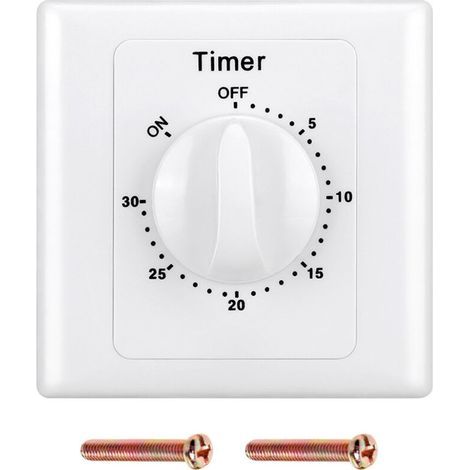 220v Timer-schaltpumpe Hochleistungs-elektroniksteuerung Mechanische Countdown-steckdose Zeitschaltuhr-30min