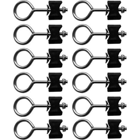 12 Teile Für Trampoline, Zubehör Für Trampoline, Austauschvisier Für Trampoline, Outil De Stabilité Trampoline, Set De Vis Trampoline Für Kinder, Vis Für Piquets Trampoline