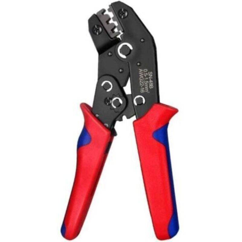 Pince A Sertir Cosse Electrique, Pinces À Sertir Avec Poignée Ergonomique Disponible For Les Connectors De Fils Electriques Sn-48b