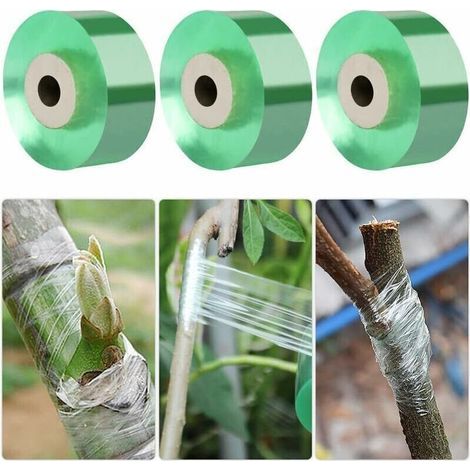 Kindergarten-klebeband, 100 M X 3 Rollen, Selbstklebendes Pfropfband, Reparaturband Für Im Garten Veredelte Obstbaumpflanzen