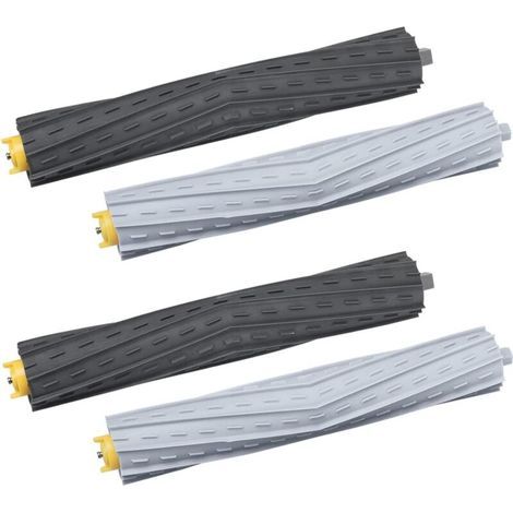 2-teiliges Gummibürsten-set Für Roboterstaubsauger Der Serien Irobot 800 Und 900, Ersatzwalzenbürste Für Roomba 850 860 861 866 870 880 890 960 980