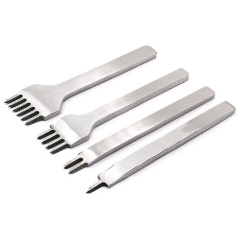 Locher-werkzeug-set, Diy-leder-set, Lederhandwerk-stanzwerkzeuge, Krallenstanzer, Nähen Von Diamant-schnürlöchern, Für Diy-lederhandwerk, Lederlöcher, 4 Stück (5 Mm)