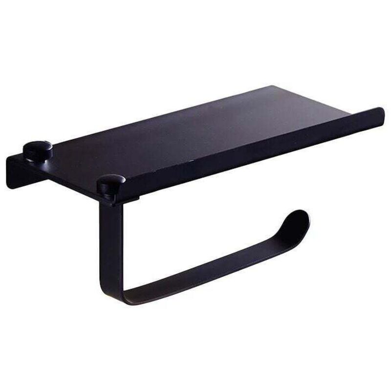 Promotion Porte-papier Toilette Aus Rostfreiem Edelstahl Wandhalterung Für Schwarzes Telefon Für Wc-toiletten Salles De Bains